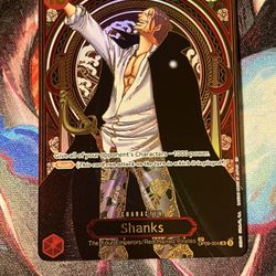 Shanks - OP09-004 (SP) (Gold) - Carrying On His Will