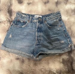 Zara denim shorts
