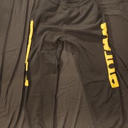 Spider Yellow And Black Beluga Sweatpants 