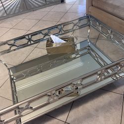 silver living room table sets