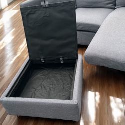 Sectional Couch With Storage + FREE DELIVERY INCLUDED