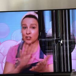 Samsung Crystal UHD 65” Inch Broken Screen