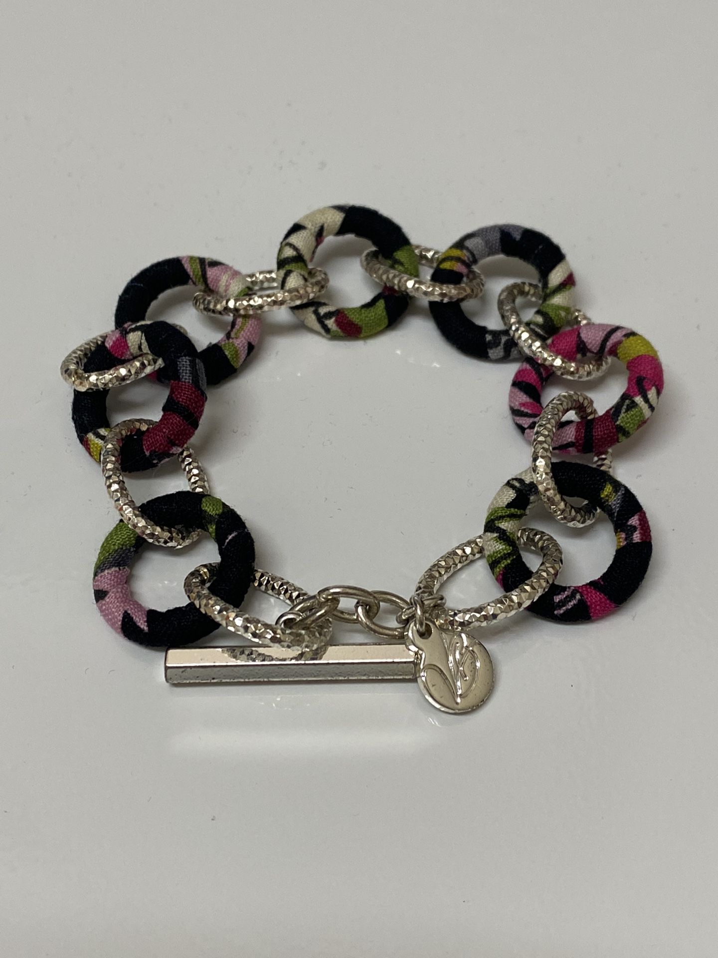 Vera Bradley "Moon Blooms" Toggles Bracelet 