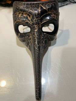 Adult Plague Doctor / Masquerade Mask (Used, As-Is)