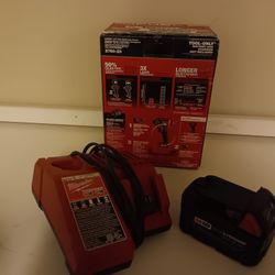Brand new milwaukee impact drill battery and battery charger