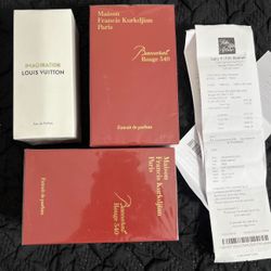 Baccarat rouge and LV Imagination