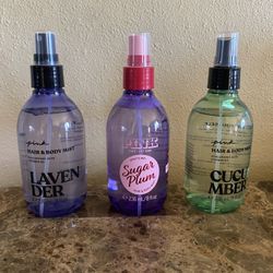 PINK Hair & Body Mists 