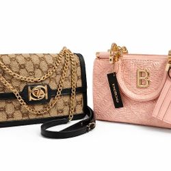 ✨👜 Gorgeous BEBE Handbag + Designer Style Crossbody – Brand New With Tags • $200 Value!