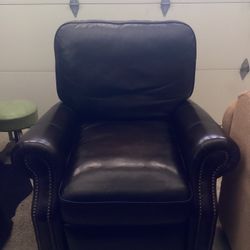Black Leather Recliner