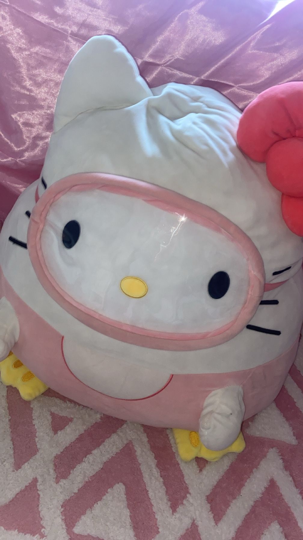 Squishymallows Hello Kitty In Scuba Mask And Flippers