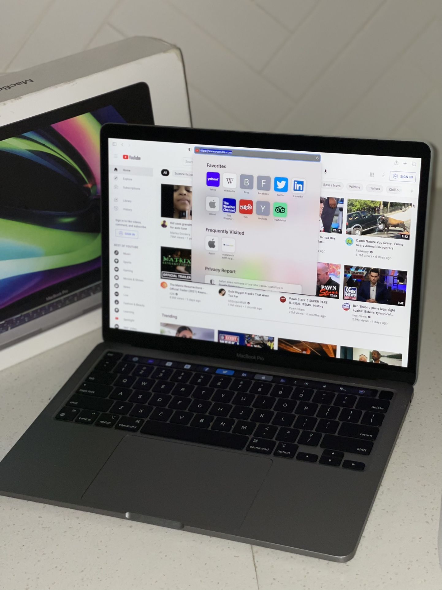 Apple MacBook Pro 13 Inch With Touch Bar 2020