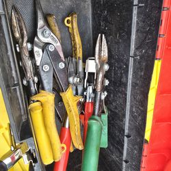 Tool Box with Metal Cutting Snips