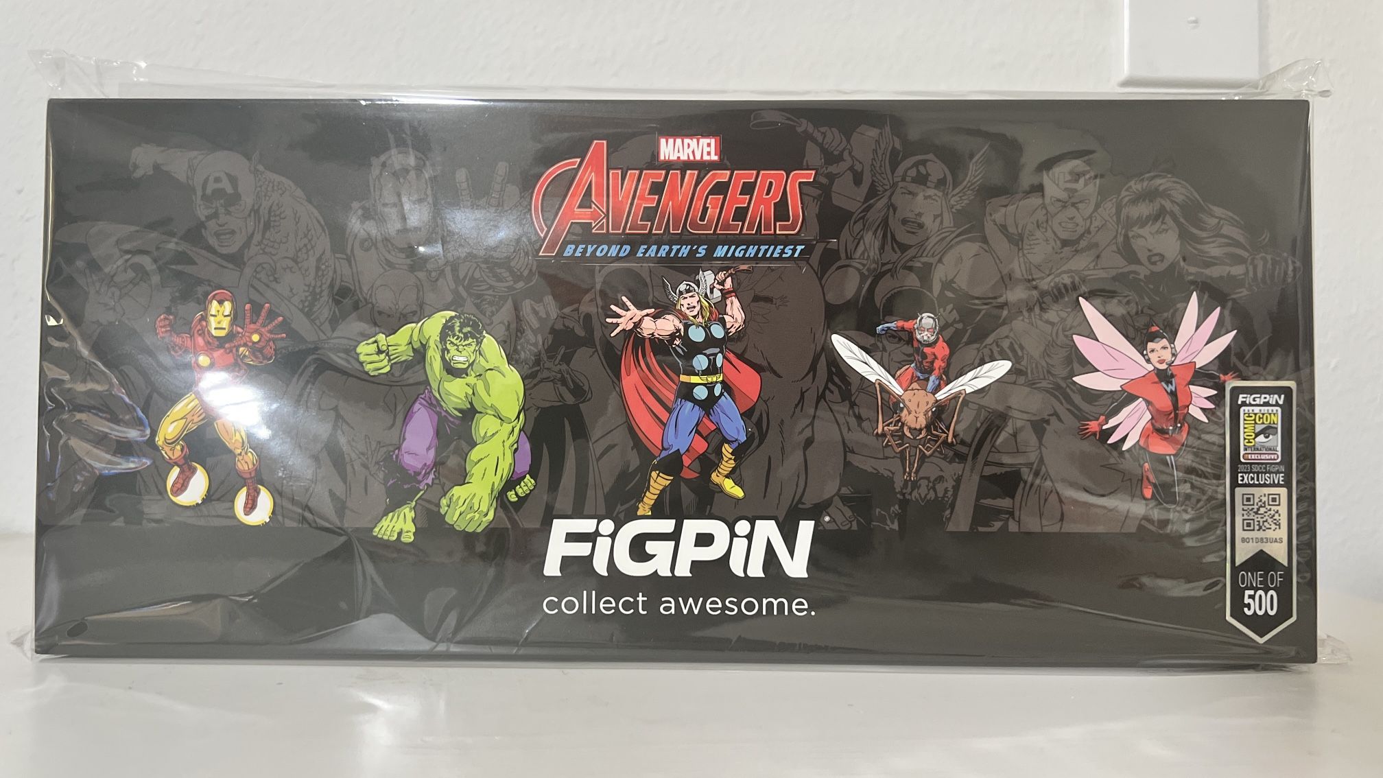 San Diego Comic Con 2023 Exclusive Marvel Avengers 'Beyond Earth's Mightiest' FiGPiN Collection Box Set