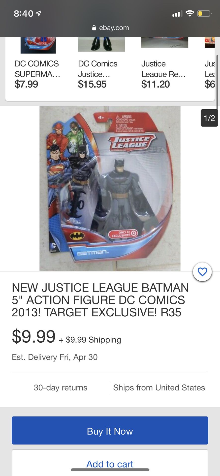 11 Batman  Figurines 