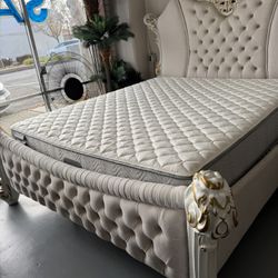 Elegant Victorian Style Bed Frames Only @ FURNITURE LOVE 💕 