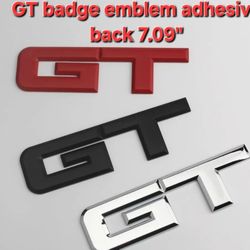 New Mustang GT Badge Emblem Adhesive Back Much More Available Shipping Available 