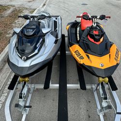 Jet Skiis For Sale With Brand New Trailer.