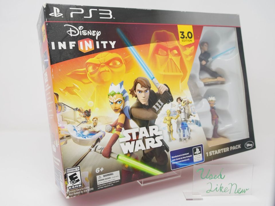 PS3 Disney Infinity 3.0 Edition Star Wars Starter Pack Anakin Skywalker Ahsoka Tano toy