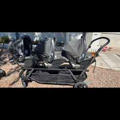 Peg Perego 3 Seat Stroller