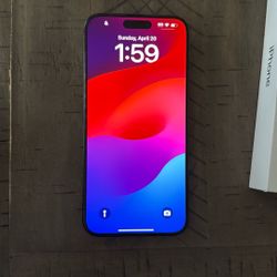 iPhone 15 Pro max 256 Gig (cricket) Unlocked Perfect Condition 