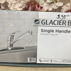 Glacier Bay Single Handle Standard Kitchen Faucet in Polished Chrome