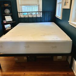 Queen Bed & Memory Foam mattress 