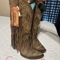 Corral Fringe Cowboy boots 