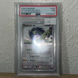 2006 Rayquaza EX Holo BlackStar Promo PSA 7