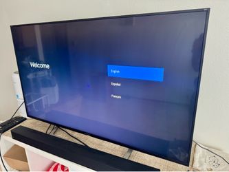 Sony 49” Smart LED 4K Ultra HD TV and 36” Vizio Soundbar 5.1 Sytem