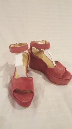 Stuart Weitzman Dark Pink Sandal shoes