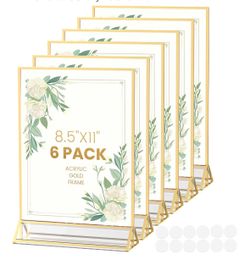 Acrylic sign holders