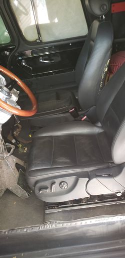 Leather chairs car auto audi
