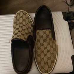 Gucci Monogram Slip-On  Sneakers