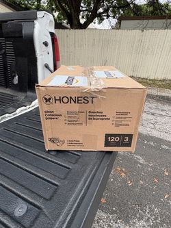 Honest Size 3 Diapers 120ct