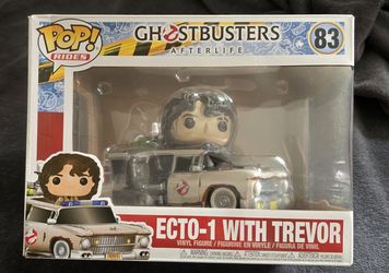 Ghostbusters Afterlife Ecto-1 con Trevor Funko Pop #83 Rides ¡Nuevo!