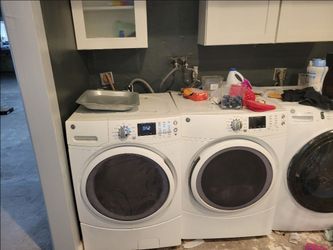 GE front load washer and dryer