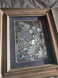 Hologram Iredescent Fairys Framed Art