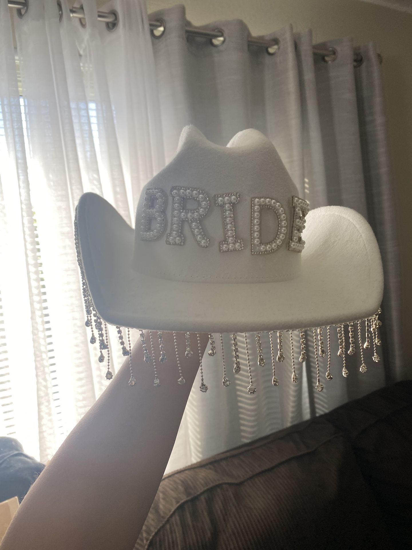 Bachelorette Bride Cowboy Hat