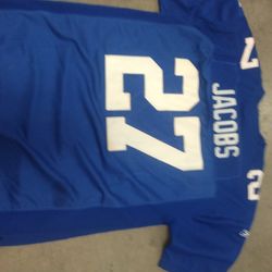 Authentic NFL Brandon Jacobs Jersey