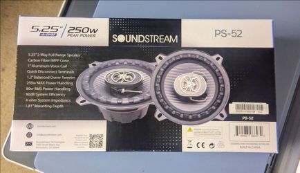 Soundstream 5.25 Audio Speakers Brand New In The Box