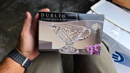 Crystal Gravy Boat