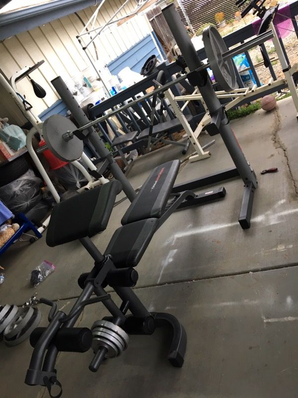 Weider pro 490 dc weight bench new arrivals