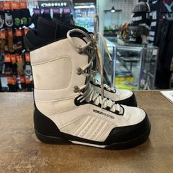 World Industry, Size 12 Snowboard Boots Certified With Warranty Located At Sin City Snowboards