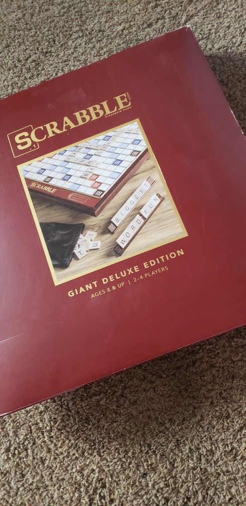 Giant Deluxe Scrabble Board Game