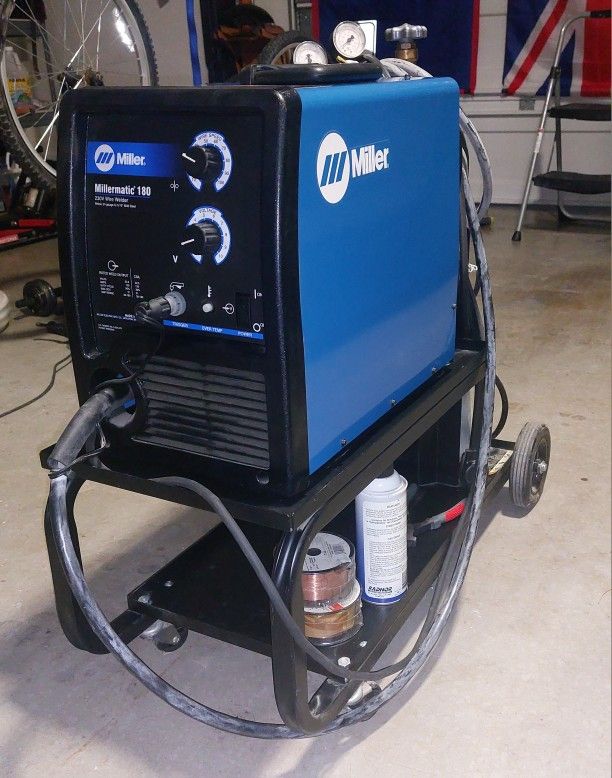 Miller 180 Mig Welder 220 V With Cart