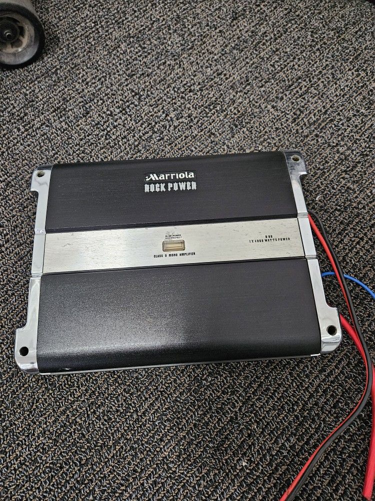 MARRIOLA ROCK POWER D80 1×4000 Watt Amplifier