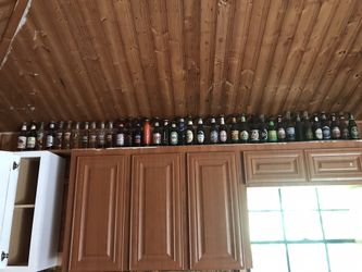 Beer bottle collection