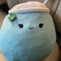 Teal Boba Squishmallow - Medium Size