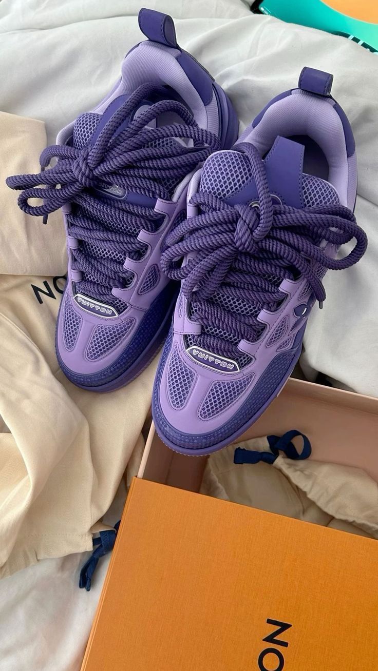 Purple Louis Vittion Skates 