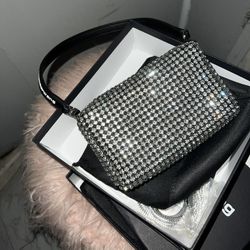 Alexander Wang Rhinestone Heiress Pouch/Bag